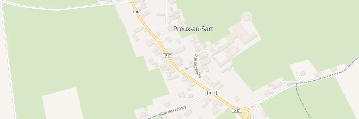 Plan du 16A Rue du Centre à Preux-au-Sart