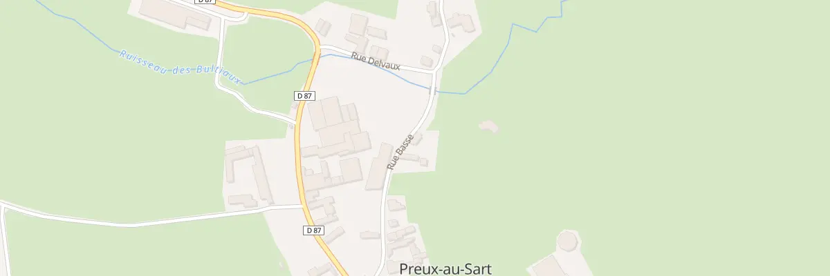 Plan du 13 Rue Basse à Preux-au-Sart