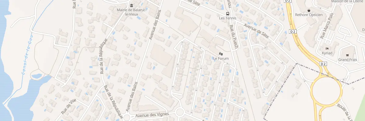 Plan du 24 Rue de la Coopérative à Balaruc-le-Vieux