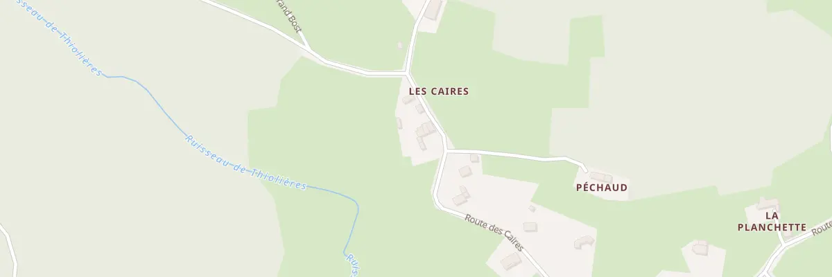 Plan du 5049 Les Caires à Thiolières