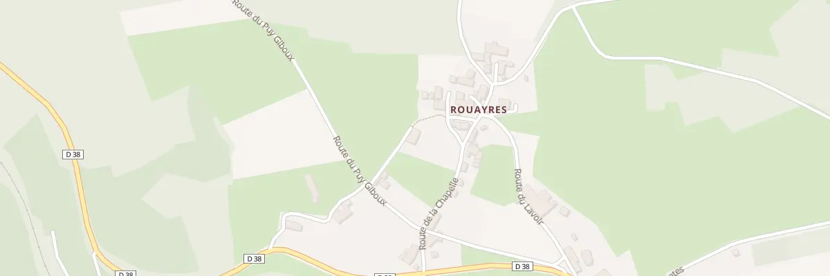 Plan du 5085 Rouayres à Mayres