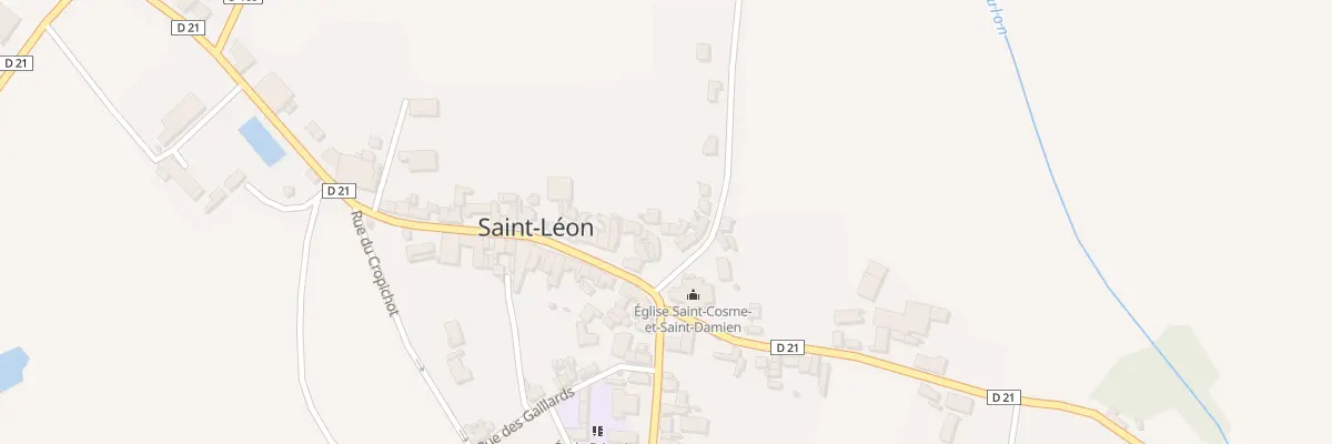 Plan du 8 Pl de l’Eglise à Saint-Léon