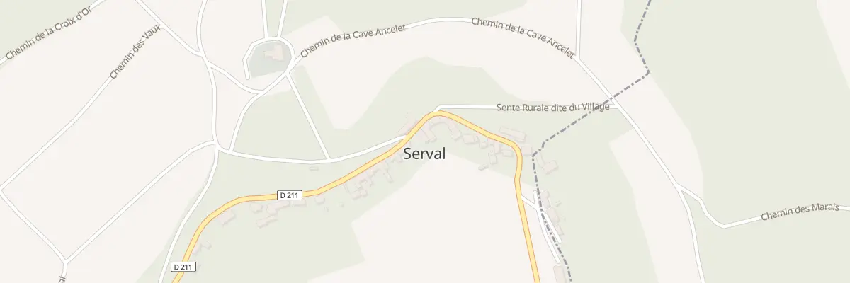 Plan du 8 Rue des Frères Lagrange à Serval