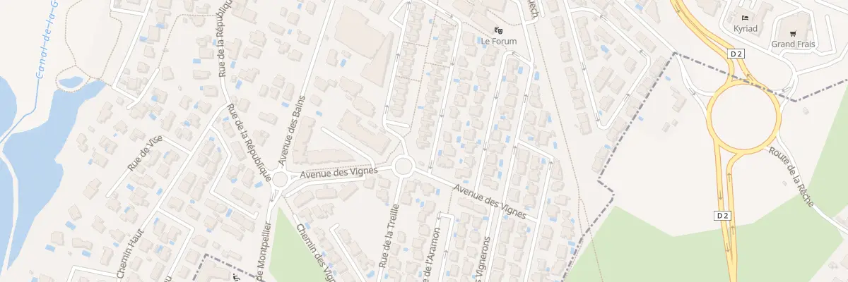 Plan du 80 Rue de la Coopérative à Balaruc-le-Vieux