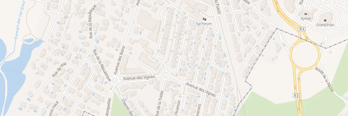 Plan du 74 Rue de la Coopérative à Balaruc-le-Vieux