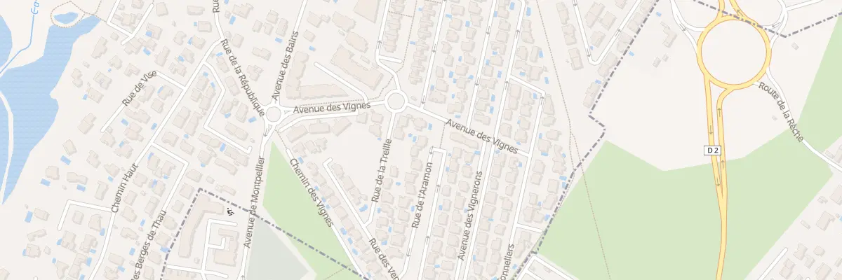Plan du 24 Rue de l’Aramon à Balaruc-le-Vieux
