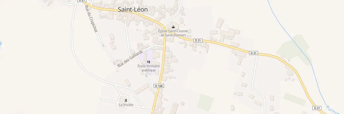 Plan du 11 Rue du Conventionnel Beauchamp à Saint-Léon
