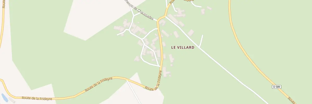 Plan du 5199B Le Villard à Saint-Privat-d’Allier