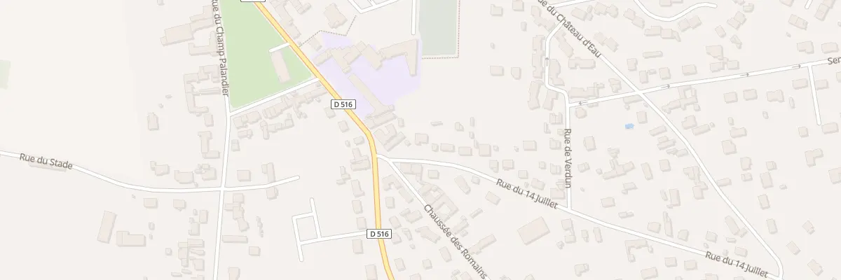 Plan du 1B Rue du 14 Juillet à Athies-sous-Laon