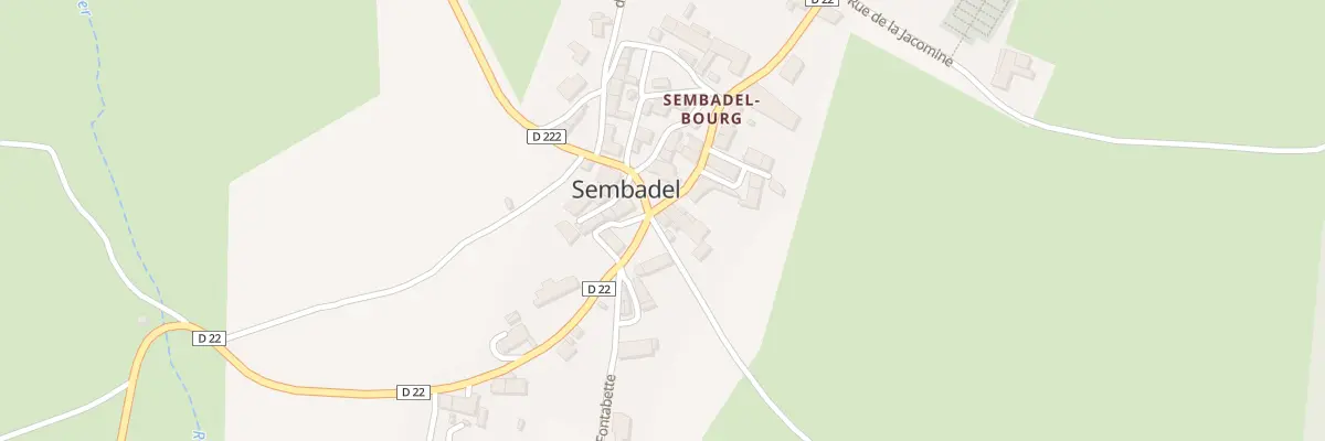 Plan du 5036 Le Bourg à Sembadel