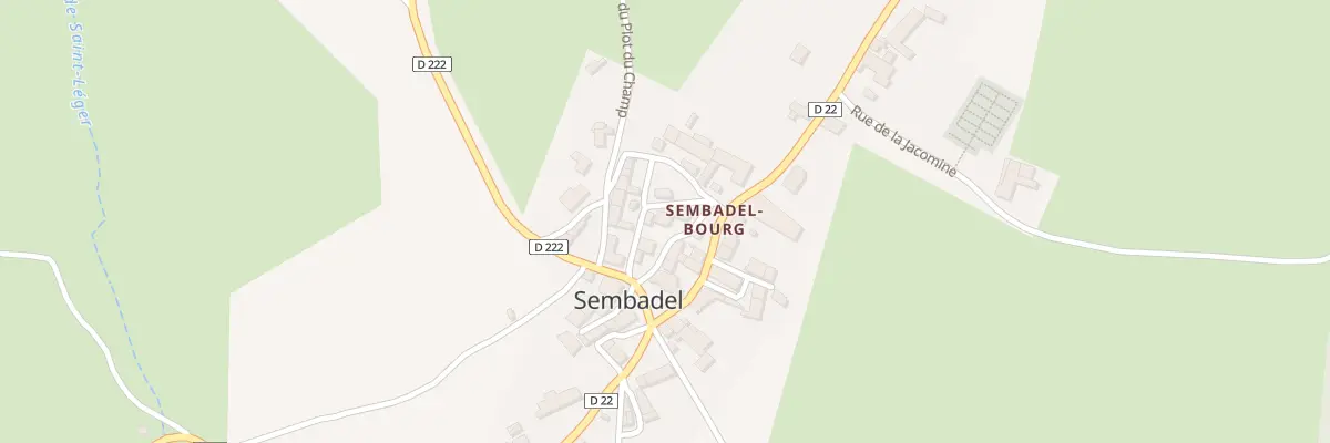Plan du 5017 Le Bourg à Sembadel