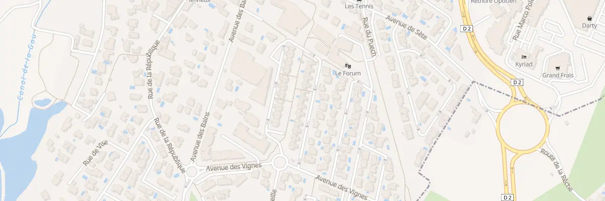Plan du 58 Rue de la Coopérative à Balaruc-le-Vieux