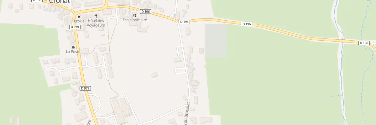 Plan du 103 Rte de Brouillat à Cronat