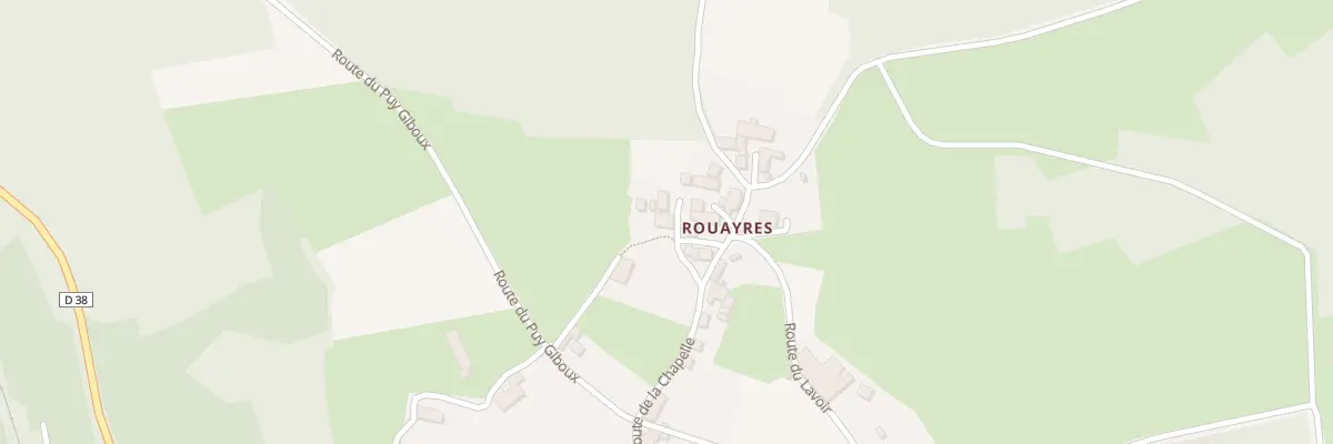 Plan du 5088 Rouayres à Mayres