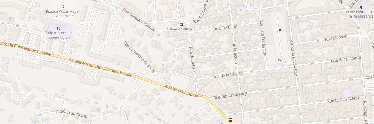 Plan du 7 Rue du Bel Air à Sète