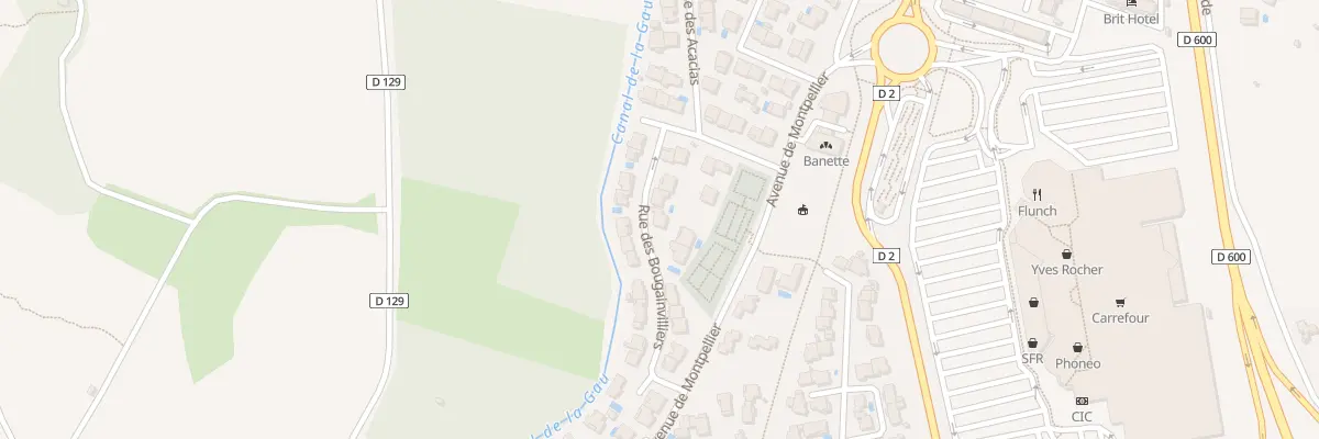 Plan du 16 Rue des Bougainvilliers à Balaruc-le-Vieux
