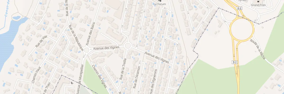 Plan du 23 Rue de la Coopérative à Balaruc-le-Vieux