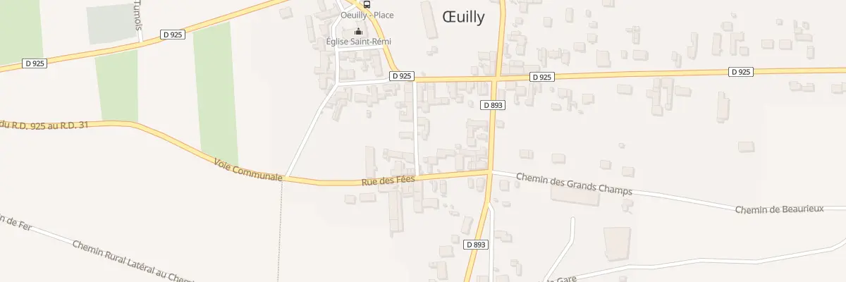 Plan du 3 Rle de la Victoire à Œuilly