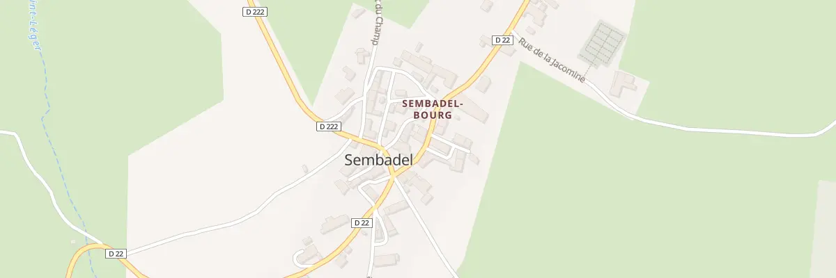 Plan du 5022 Le Bourg à Sembadel