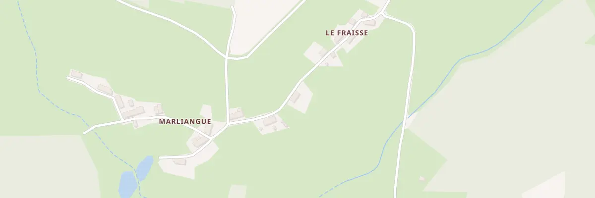 Plan du 5058 Le Fraisse à Thiolières