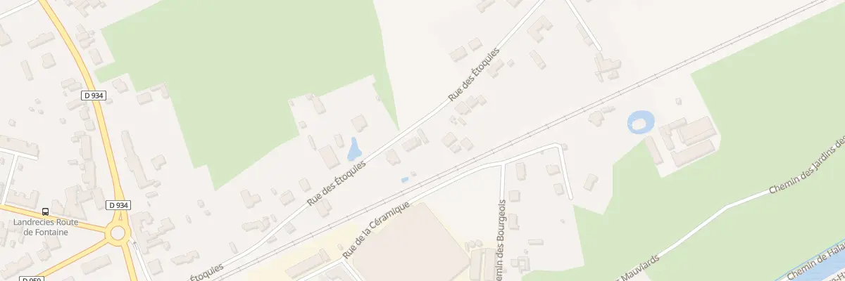 Plan du 8 Rue des Etoquies à Landrecies