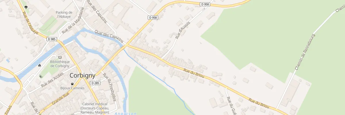 Plan du 29 Rue du Briou à Corbigny
