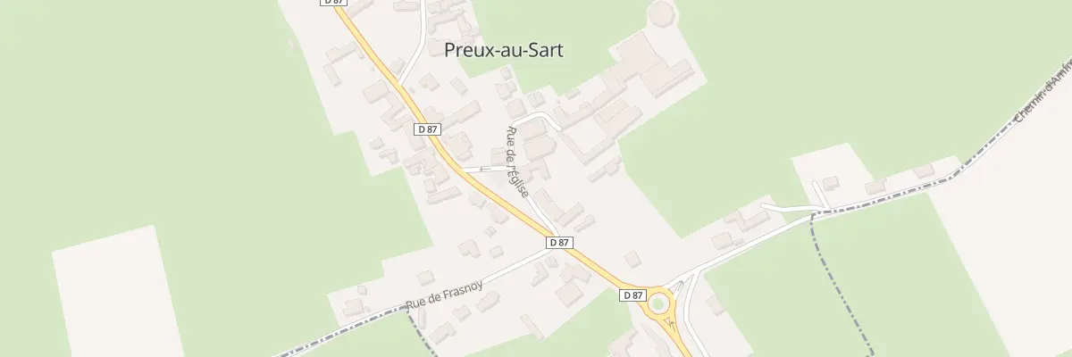 Plan du 5 Rue de l’Eglise à Preux-au-Sart