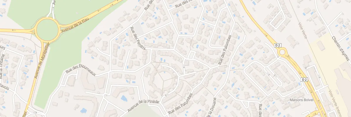Plan du 18 Rue des Perdrix à Balaruc-les-Bains