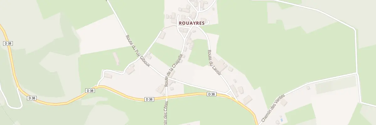 Plan du 5083 Rouayres à Mayres