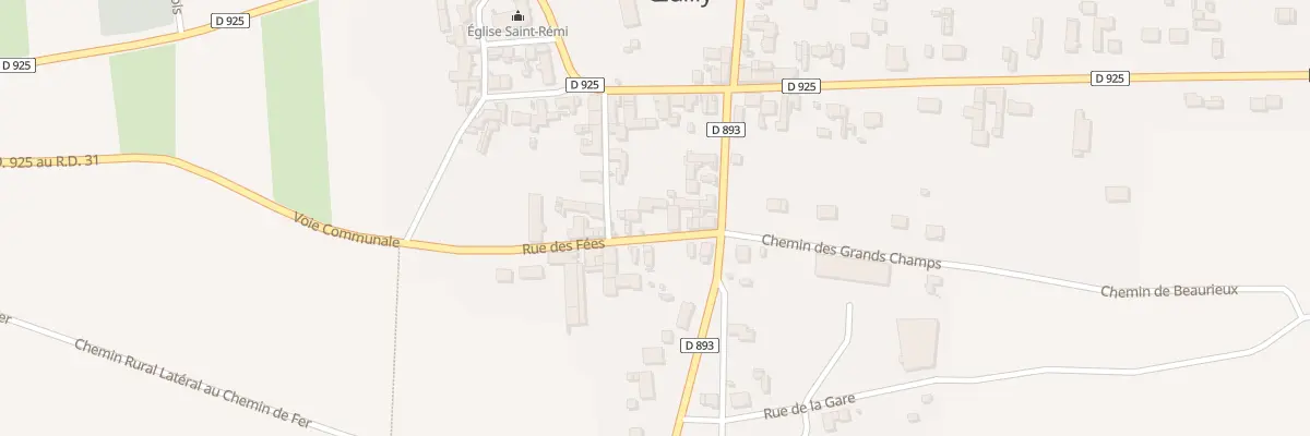Plan du 6 Rue des Fées à Œuilly