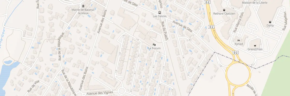 Plan du 3 Rue de la Coopérative à Balaruc-le-Vieux