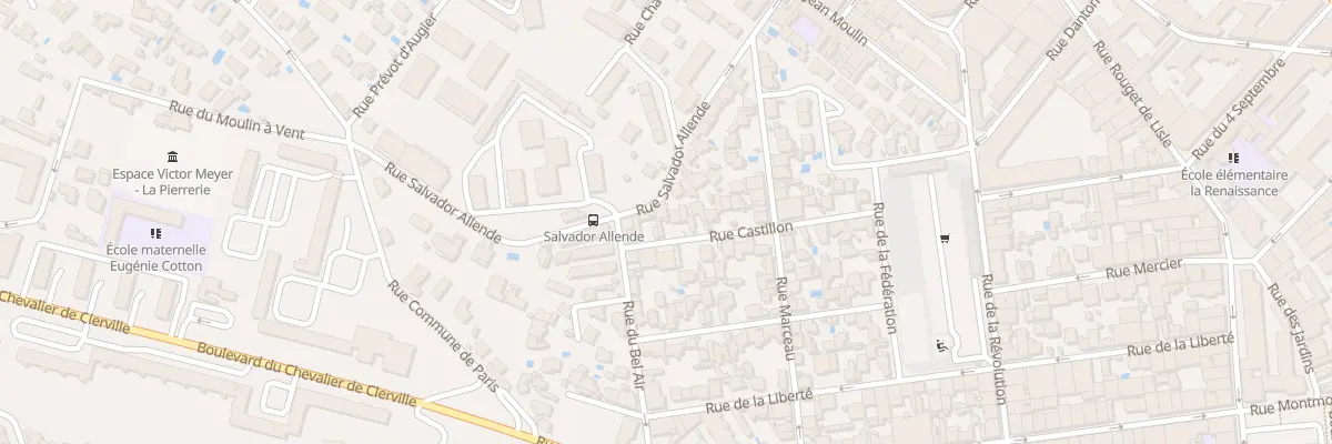 Plan du 30 Rue Castillon à Sète