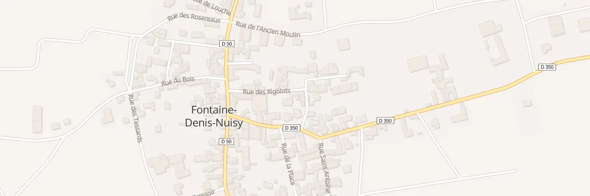 Plan du 5001B Rue des Rigolots à Fontaine-Denis-Nuisy
