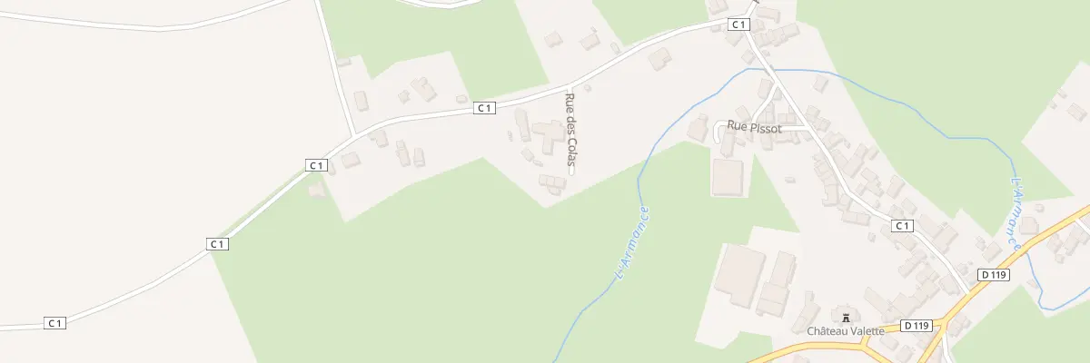 Plan du 66 Vers l’Eglise à Nuars