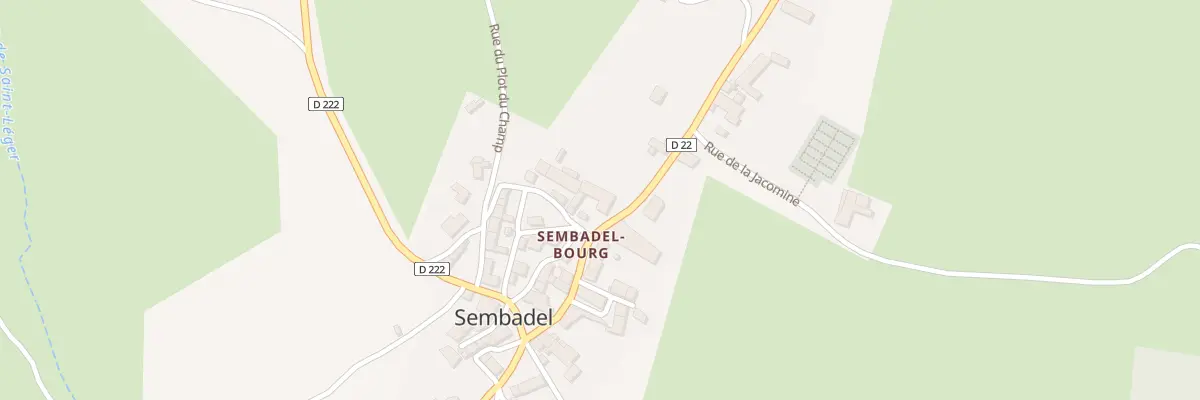 Plan du 18 Rue Saint-Badel à Sembadel