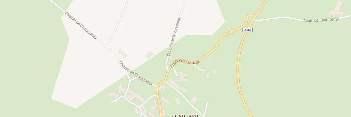 Plan du 55 Rte des Crouzes à Saint-Privat-d’Allier