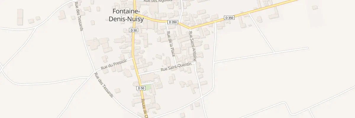 Plan du 7 Rue Saint Quentin à Fontaine-Denis-Nuisy