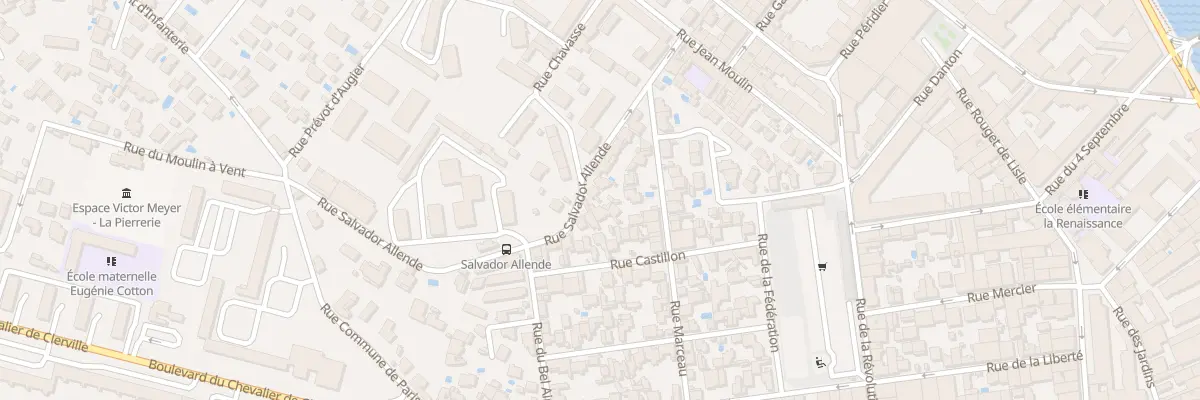 Plan du 15 Rue Salvador Allende à Sète