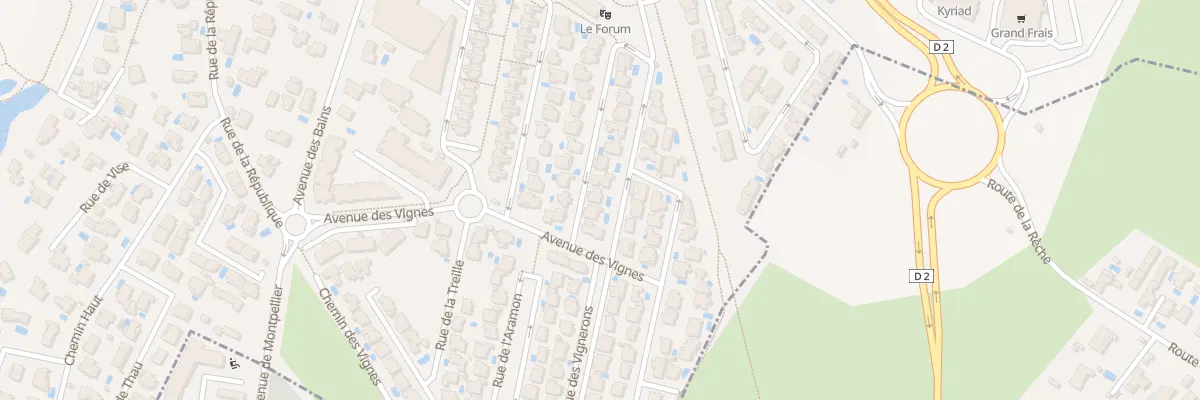 Plan du 17 Rue du Pressoir à Balaruc-le-Vieux