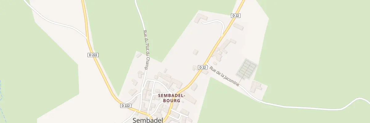 Plan du 5055 Le Bourg à Sembadel