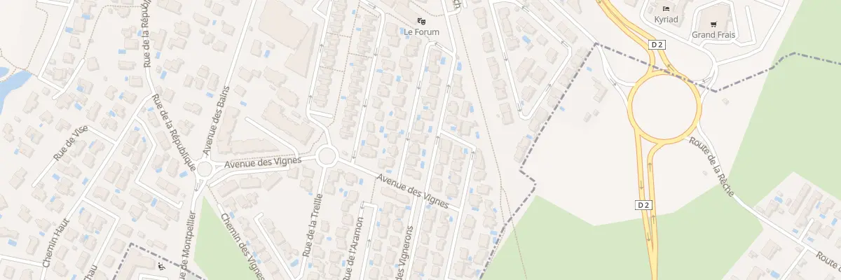 Plan du 15 Rue du Pressoir à Balaruc-le-Vieux