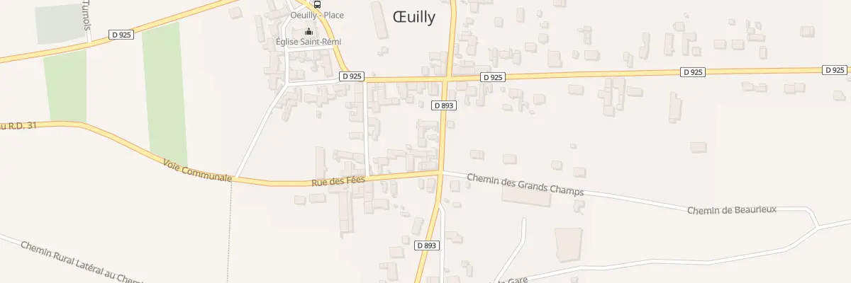 Plan du 8 Rue de Fismes à Œuilly