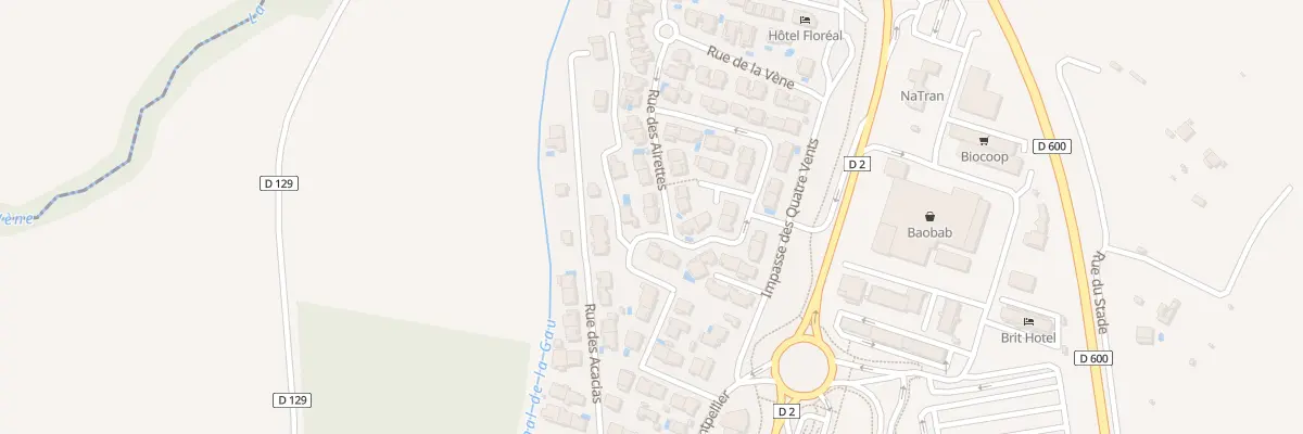 Plan du 17 Rue des Airettes à Balaruc-le-Vieux