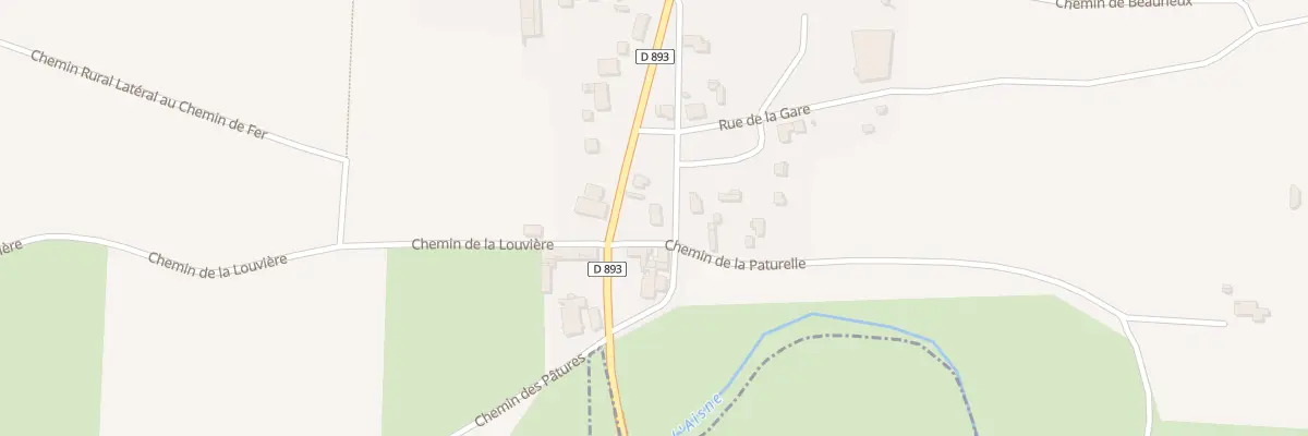 Plan du 8 Devant le Ponceau à Œuilly