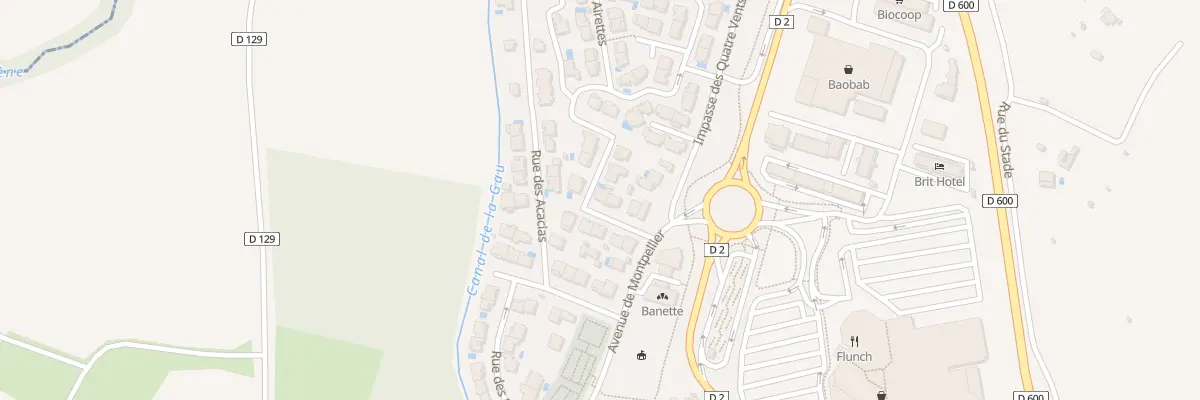 Plan du 5 Imp des Mûriers à Balaruc-le-Vieux