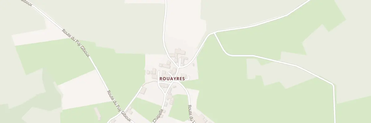 Plan du 5080 Rouayres à Mayres