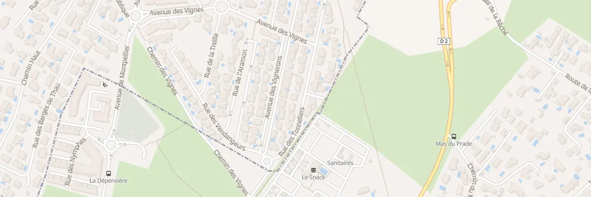 Plan du 11 Rue des Tonneliers à Balaruc-le-Vieux