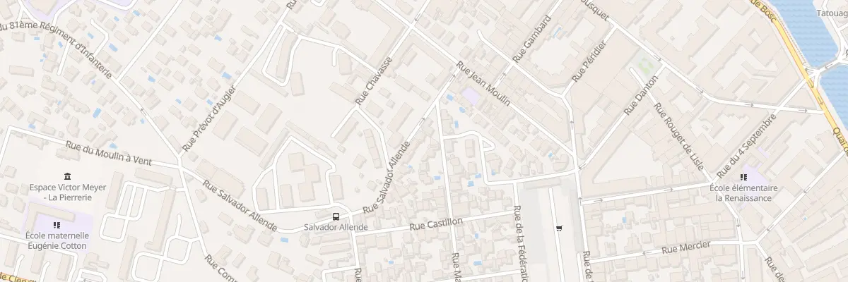 Plan du 5 Rue Salvador Allende à Sète