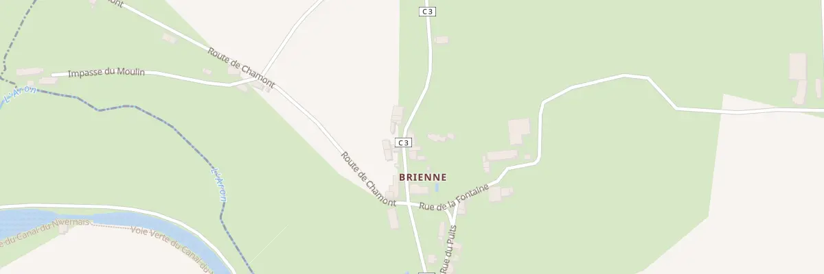Plan du 51 Brienne à Brinay