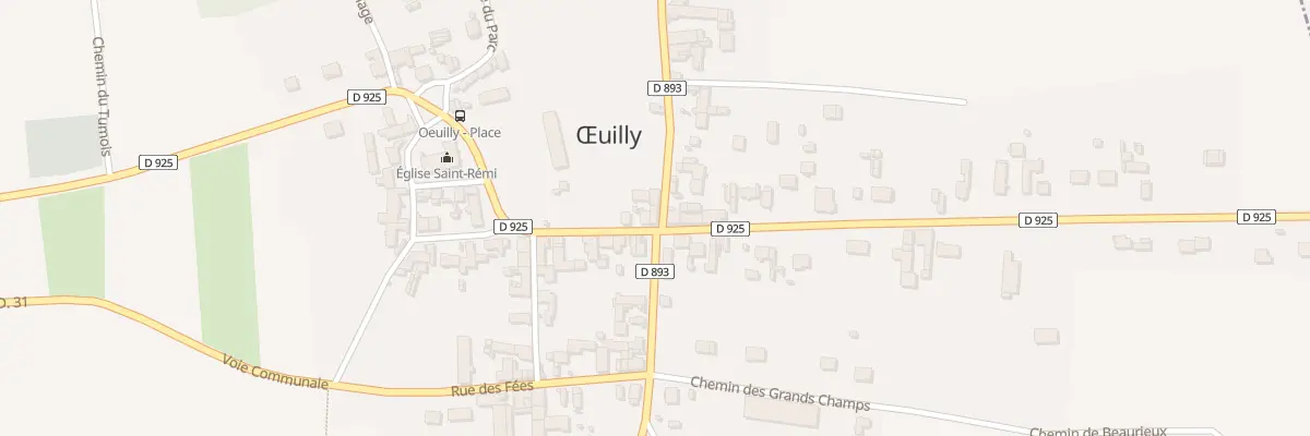 Plan du 1 Rue de Pargnan à Œuilly